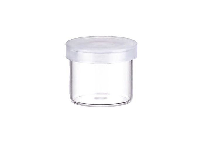 Glasgefäße 5ml 6ml 9ml, Plastikdeckel-Glaskonzentrat-Behälter-Klecks-Glas
