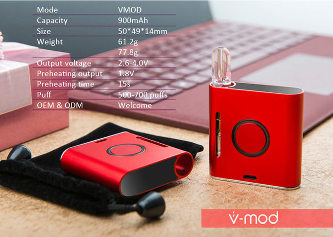 Batterie 900mAh Vape-Batterie-Umb. VMOD Mikro-USB wieder aufladbar für CBD-Patrone