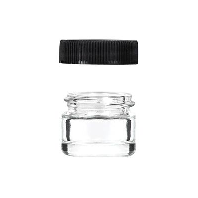 Nahrungsmittelgrad-Dampf-Zusätze, transparentes Glasgefäß für Kristall des Wachs-Öl-CBD