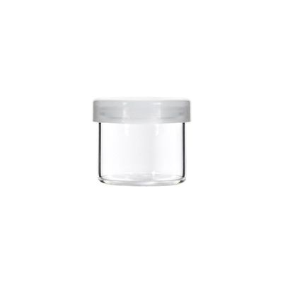 Lebensmittelechte Dampf-Accessoires 6ml Glas-Konzentrat-Kräuterbehälter Wachs-Dab-Glas