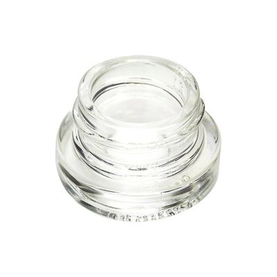 5 ml dünn geschlossenes, dickes Glasglas mit schwarzem kindersicheren Deckel Glaskonzentratglas für Öl Lippenbalsam Augencreme Kosmetik