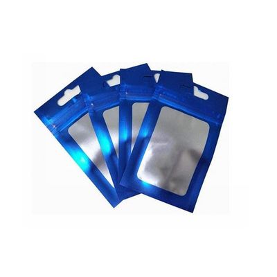 Besonders gedruckte Kunststoff-Geruchsschutz schwarze Ziplock-Cookies Verpackung Mylar-Tasche mit frontalen transparenten Fenster DHL kostenlos