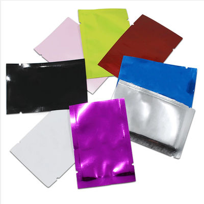 Custom Printing Logo Aluminiumfolie Kunststoff-Wärmesiegel Drei Seiten Siegel Mylar-Tasche