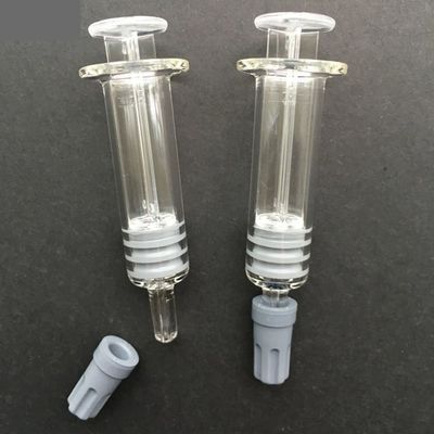 Luer-Verschluss Luer-Kopf-Glasinjektor Spritze 1ml Galss transparent mit Maß-Kennzeichen