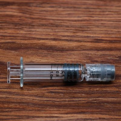 Verschluss-Spritze des CBD-Öl-Patronen-Dampf-Zusatz-Glas-1ml Luer mit Maß-Kennzeichen