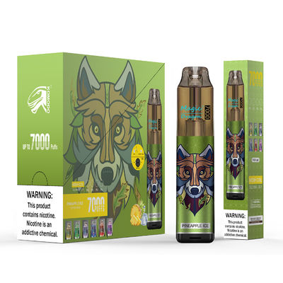 Einweg-Vape-Kit 7000 Puffs Vape-Stift stilvoller wiederaufladbarer E-Zigarette Fruchtgeschmacks-Vape