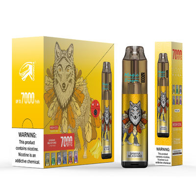 Überlegene Qualität 7000 Puffs Wiederaufladbare Vape Pen Einweg E-Zigarette Puff Bar