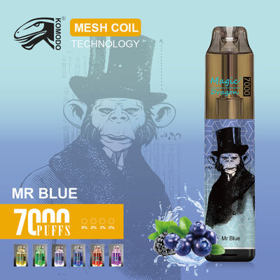 Großhandel Einweg-Vape-Stift Komodo 7000puffs Vape-Gerät verschiedene Arten