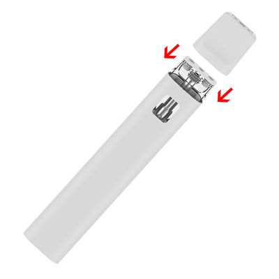 OEM ODM Wiederaufladbare Keramikdicke Öl 1ml 2ml Leere Einweg-Vape