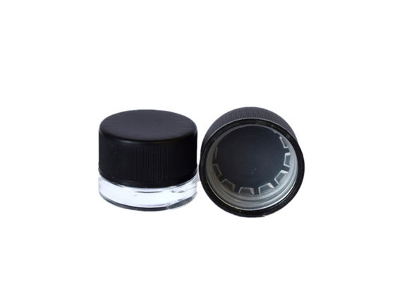 Zusatz-Kinderbeständiges Glasgefäß des Dampf-5ML mit schwarzem Kappen-nicht Stock