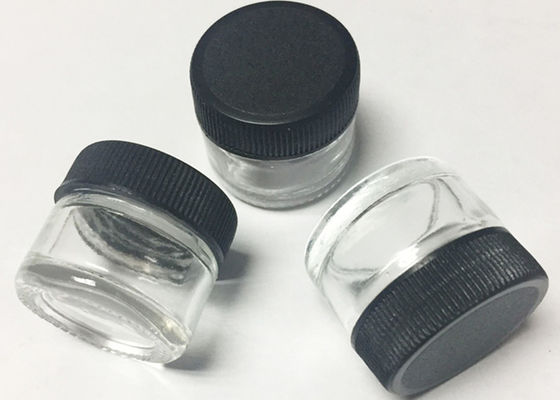 Breite Plastikder kappen-Wachs-Öl-kleine Glasgefäß-/Flaschen-5ml der Kapazitäts-24mm