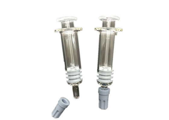 Vorgefüllte Glasspritze Luer Lock Nahrungsmittelqualität Customized Logo Für CBD Öl