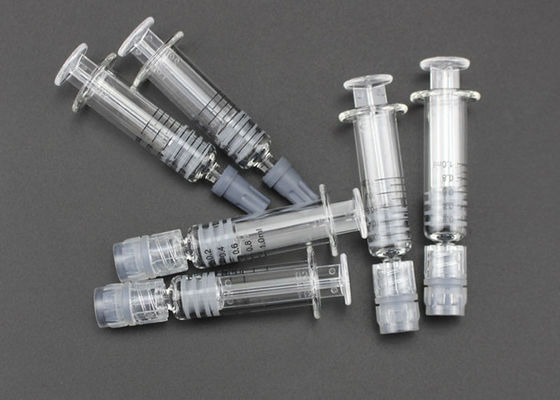 Kleiner Kopf-Glasspritze der Dampf-Zusatz-1ml für CBD-Öl-Patrone