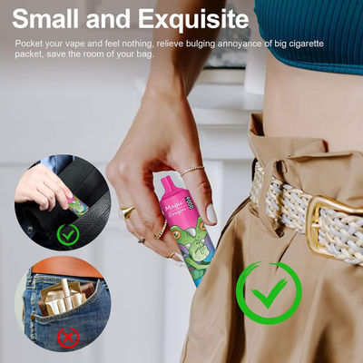 Cool Design Wiederaufladbare Vorgefüllte RandM Tornado 9000 Puffs Vape Pen 18ML E Flüssigkeit