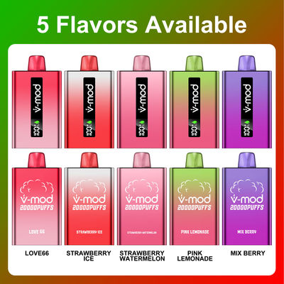 Wholesale E Cigarette Vmod 20000 Puffs Disposable Vape Pen with Digital LCD
