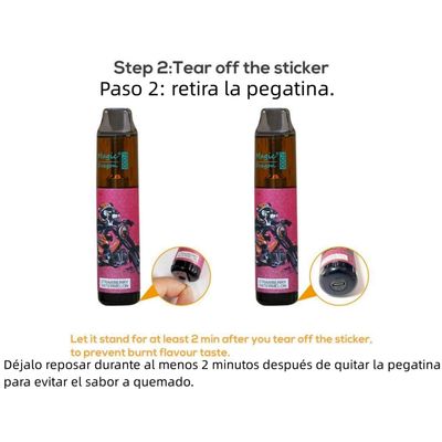 Russland Hot Sale Fabrikpreis Komodo Magic Dragon 7000 Puffs Große Puffs Einweg Vape Pen