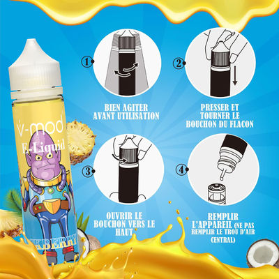 70VG / 30PG E-Liquid 60ML Vape Juice Premium for Refillable Vape Kit