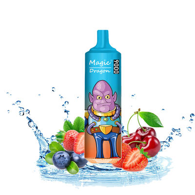 Komodo Magic Dragon 9000 Puffs Einweg-Vape-Stift Vorgefüllte Fruchtaromen Vape-Start-Kit