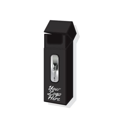 Kundengebundener Verpackungs-Kasten Vape-Patronen-Kasten-Logo-Druck für starken Öl-Zerstäuber