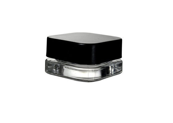 5 ml 6 ml 9 ml Glasgefäße, Plastikdeckel Glaskonzentratbehälter Dab-Glas