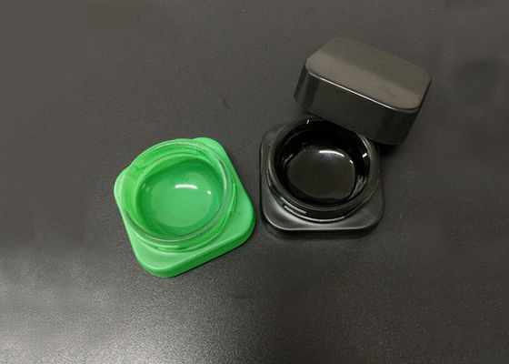 Quadrat-Glasgefäß des Kinderbeständiger Würfel-Glaskonzentrat-Behälter-5ml (500pcs)