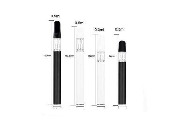 Untenladung Ccell Einweg-Vape-Stift 280mA Batterie 0,3 ml 0, 5 ml Keramikpatrone